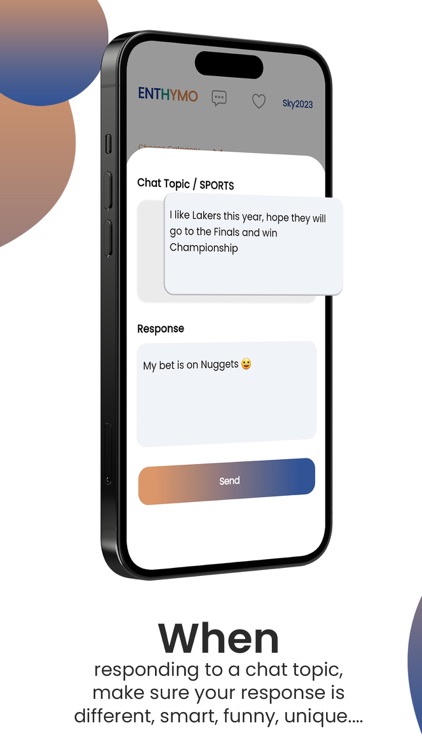 Enthymo: Anonymous Chat Topics