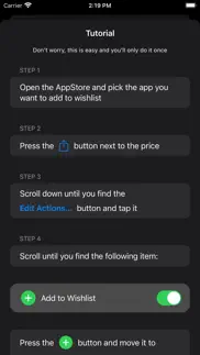 How to cancel & delete add to wishlist for appstore 1