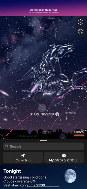 ‎Night Sky Screenshot