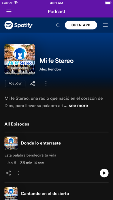 Mi Fe Stereo Screenshot