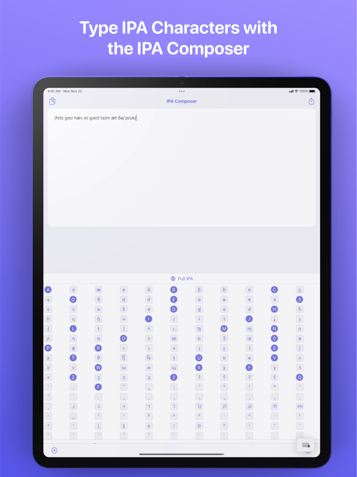 IPA Scribe IPA Transcriptions