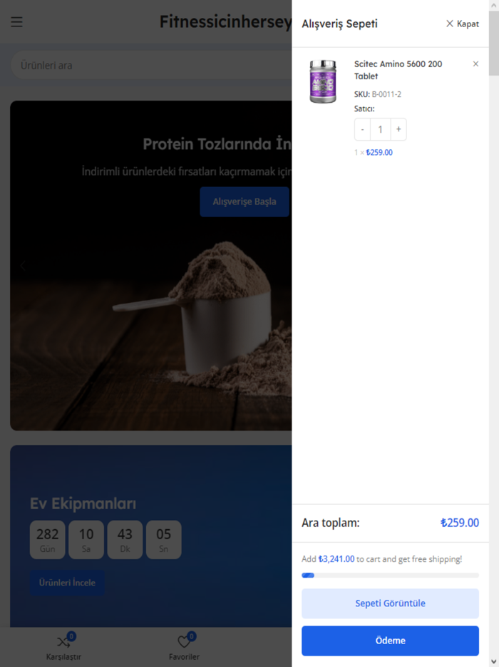 Fitness İçin Her Şey