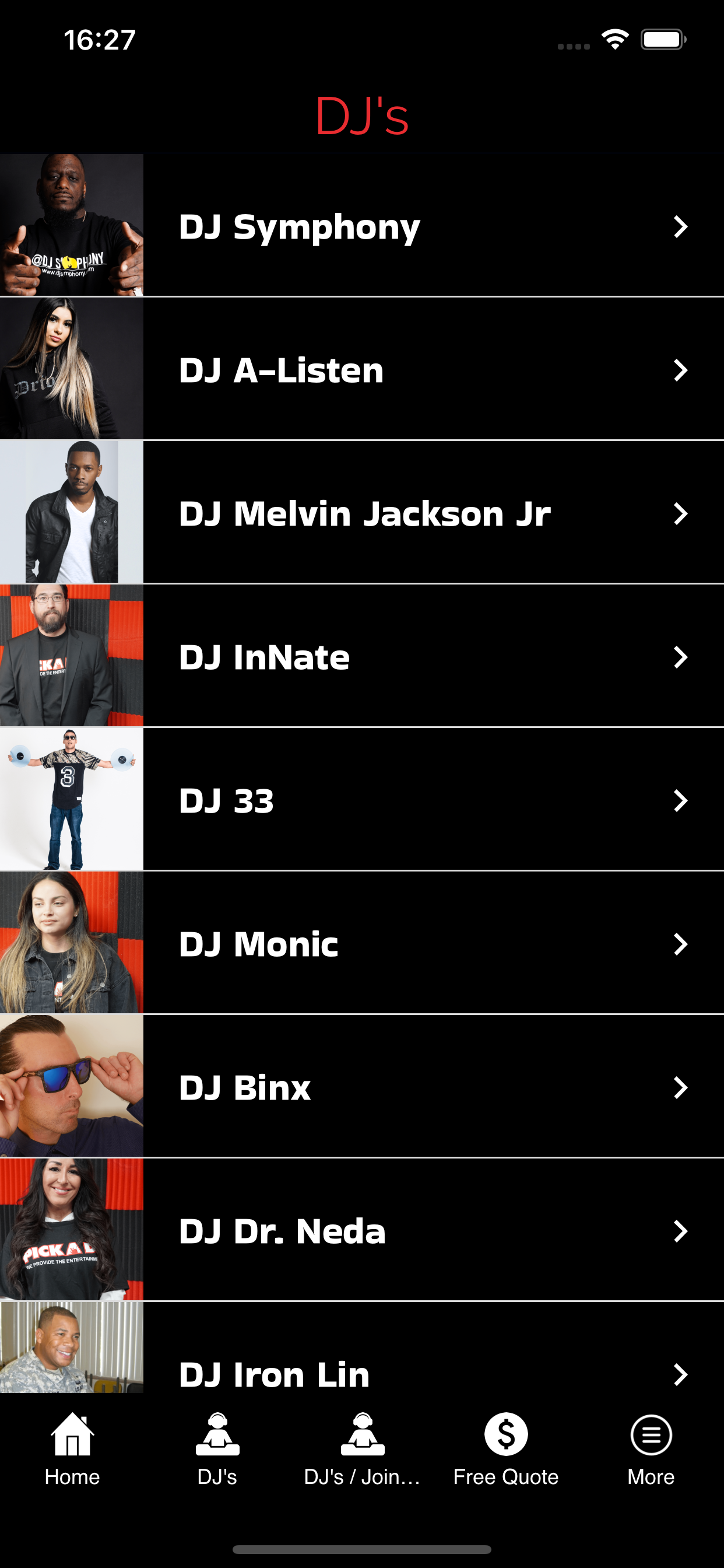 Pick A DJ