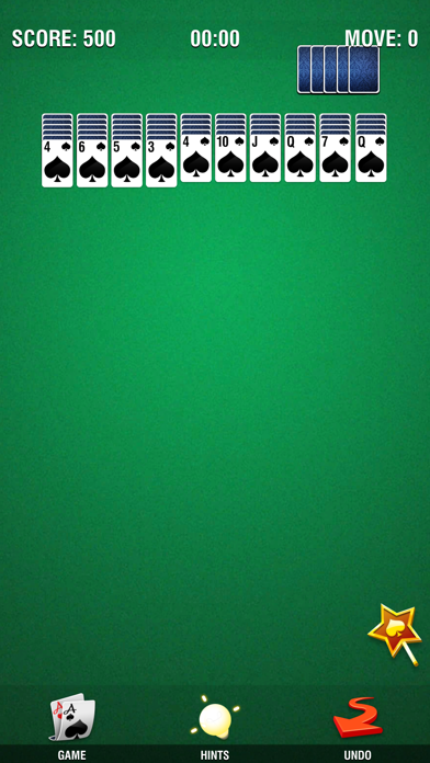 Spider Solitaire for Seniors Screenshot