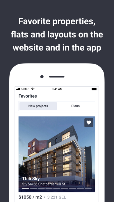Korter: property, apartments Screenshot