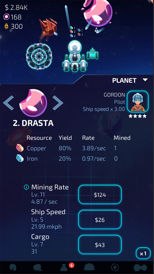 #3. Idle Planet Miner (iOS) Bởi: Tech Tree Games LLC