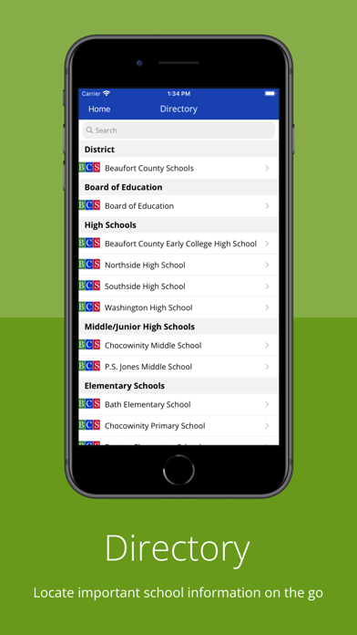 Beaufort County Schools (NC) Screenshot