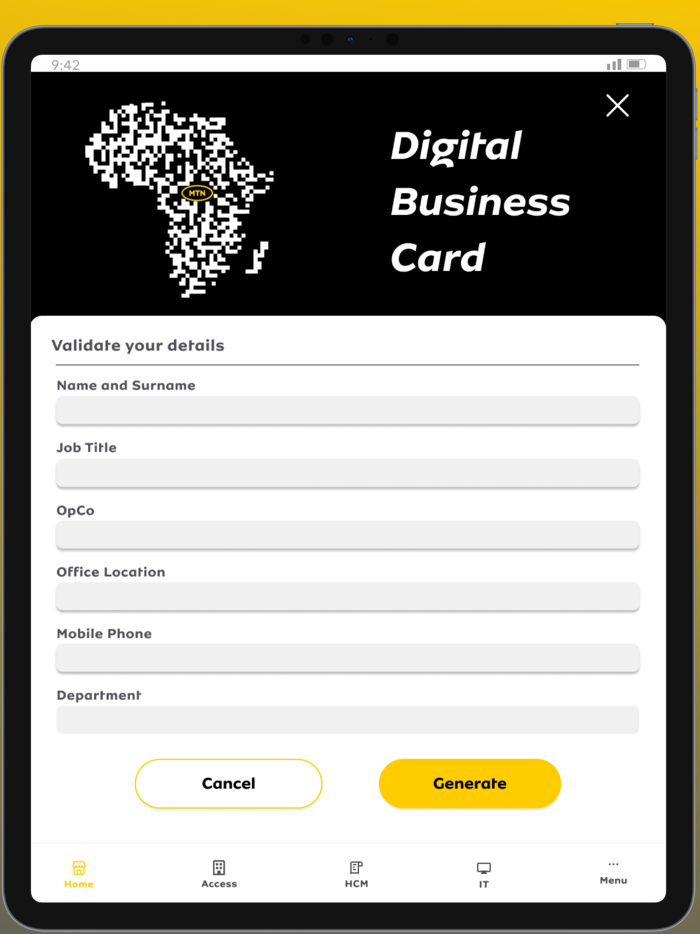 MTN Yello Hive Group wide