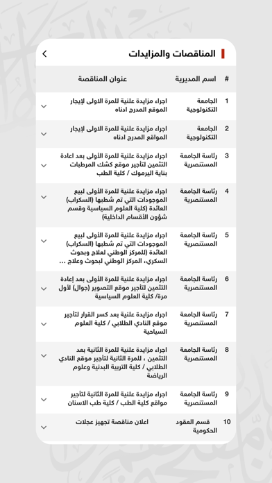 وزارة التعليم العالي Screenshot