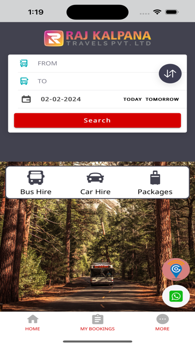 Raj Kalpana Travels Pvt Ltd Screenshot