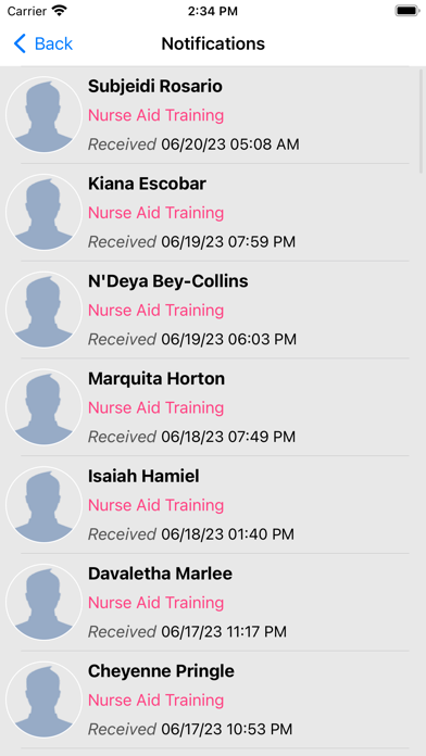 Aging Care Screenshot