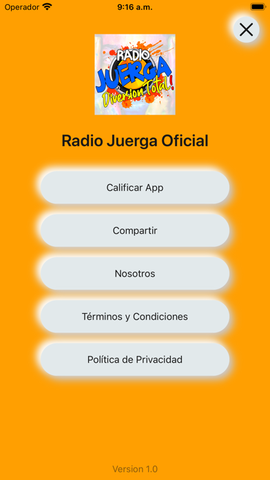 Radio Juerga Oficial Screenshot