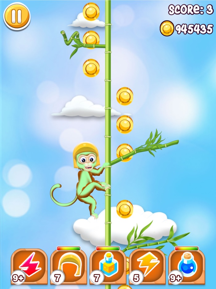 Bamboo Climbing Monkey Racing