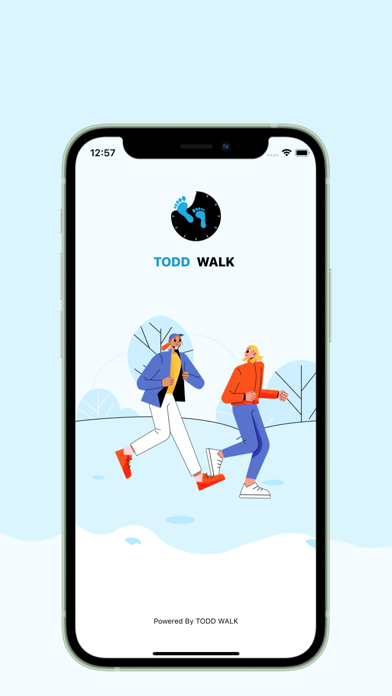 TODD WALK app screenshot