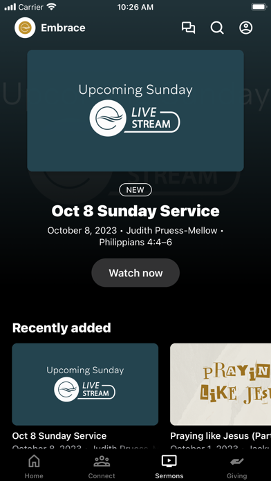 Embrace Church - East Bay Screenshot