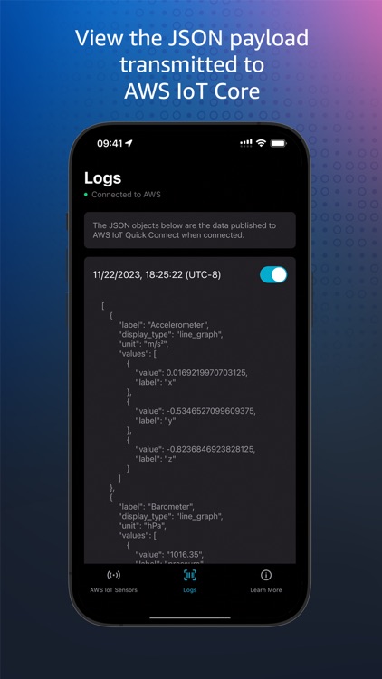 AWS IoT Sensors screenshot-4