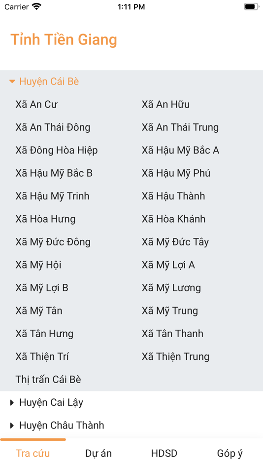 #1. Quy hoạch Tiền Giang (iOS) 由: THACH THEN