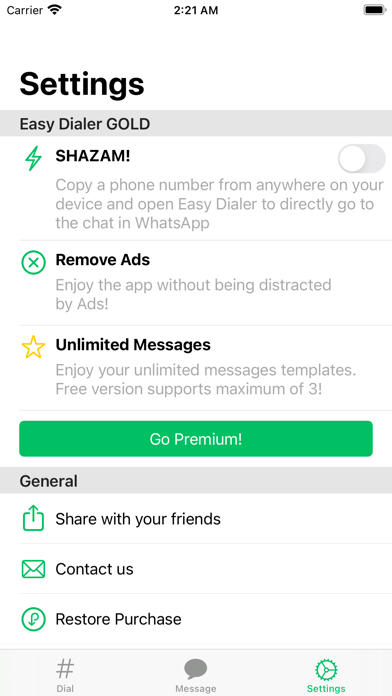 Easy Dialer for ChatApps Screenshot