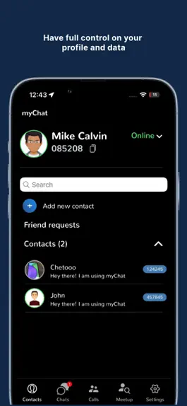 Game screenshot myChat - Talk with friends mod apk