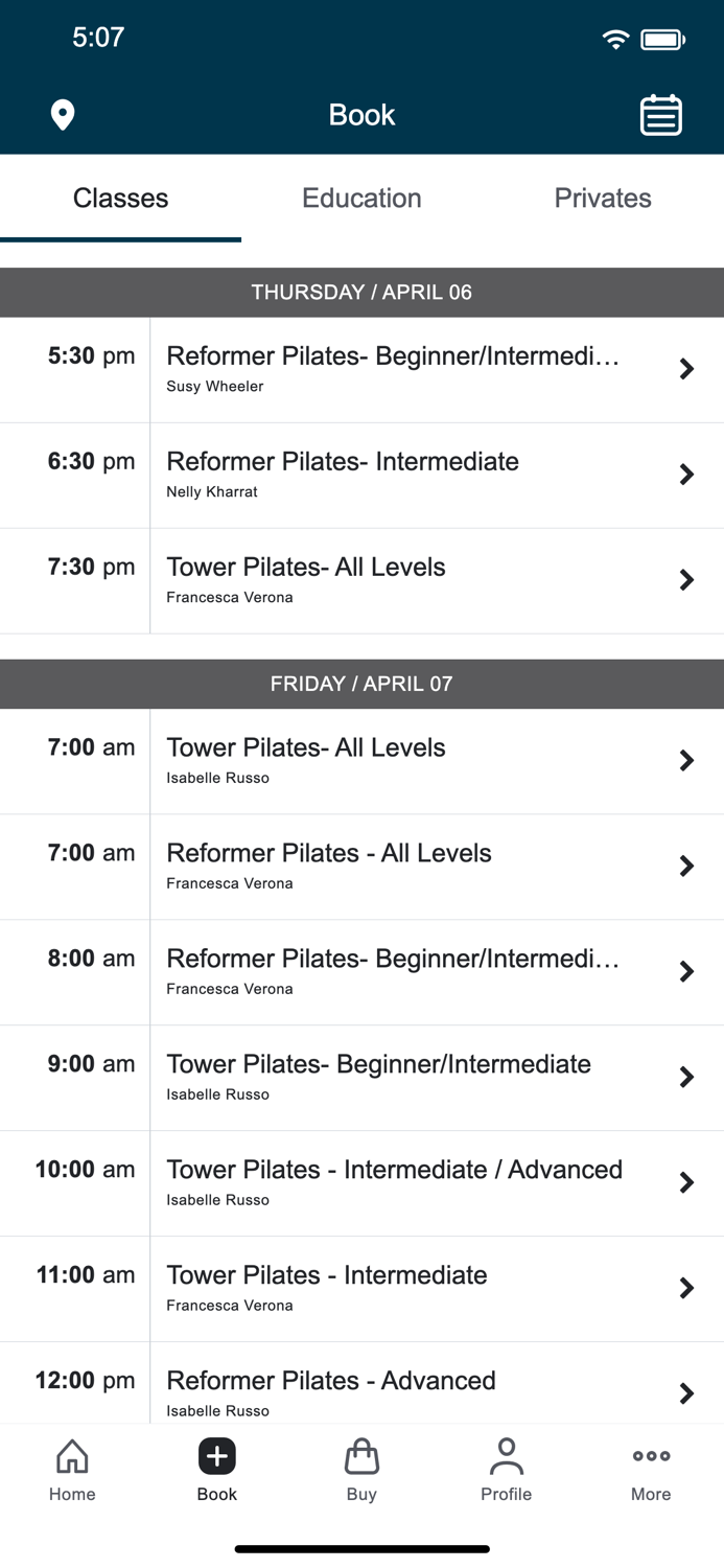 Exhale Pilates London