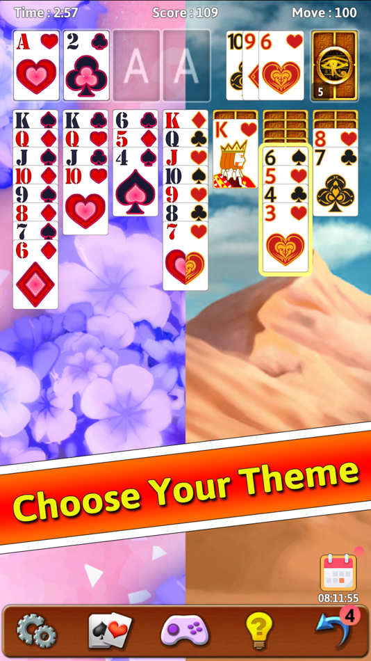 #4. Solitaire Daily +! (iOS) By: GameZen, Inc.