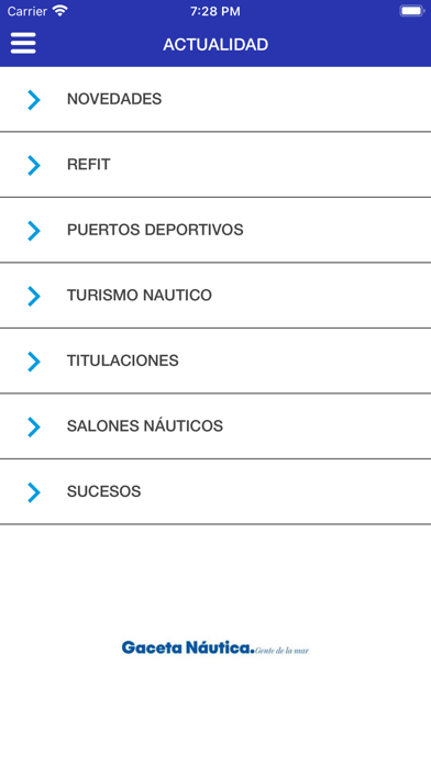 Gaceta Nautica Screenshot