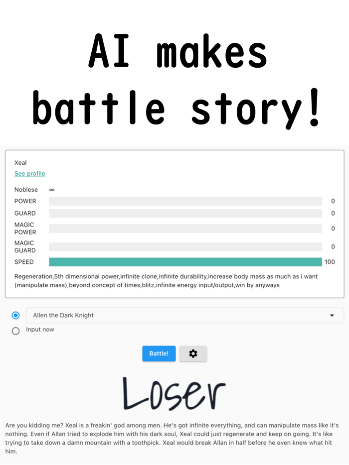 AI Battler - AI Judge battle
