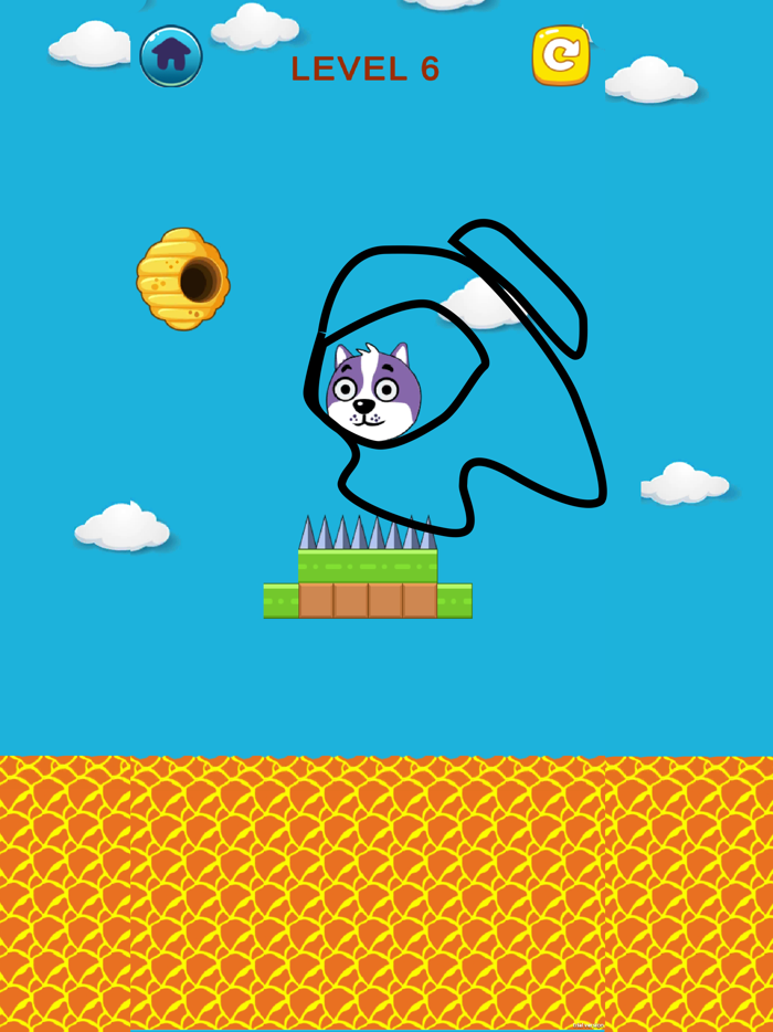 Save Doggie Puzzle Game