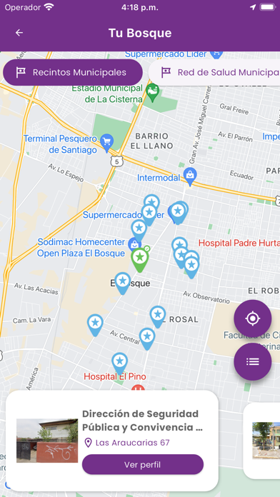 El Bosque APP Screenshot