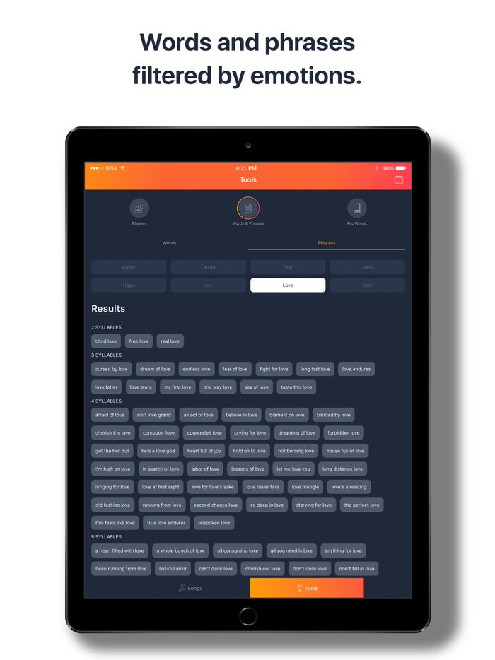 Songwriter Pro Lyrics  Songs