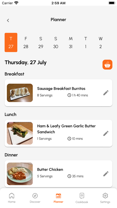 The FoodBook Screenshot
