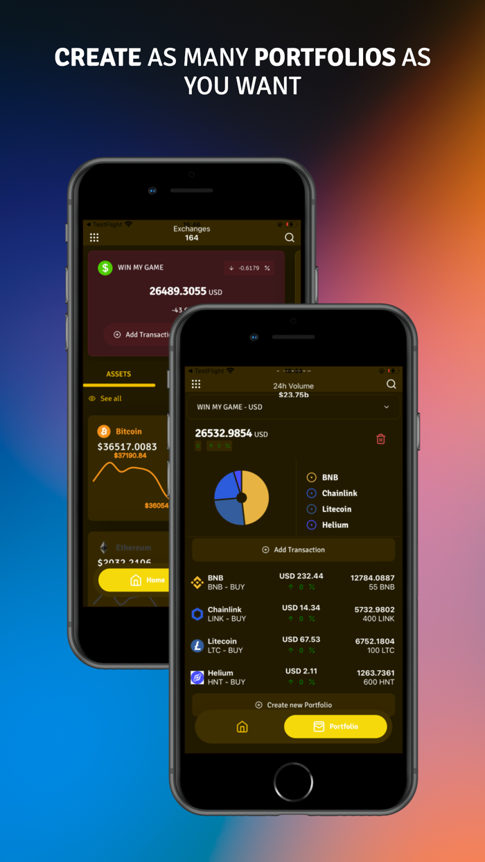 Portio - Crypto Portfolio