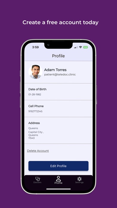 Teledoc Telemedicine Screenshot