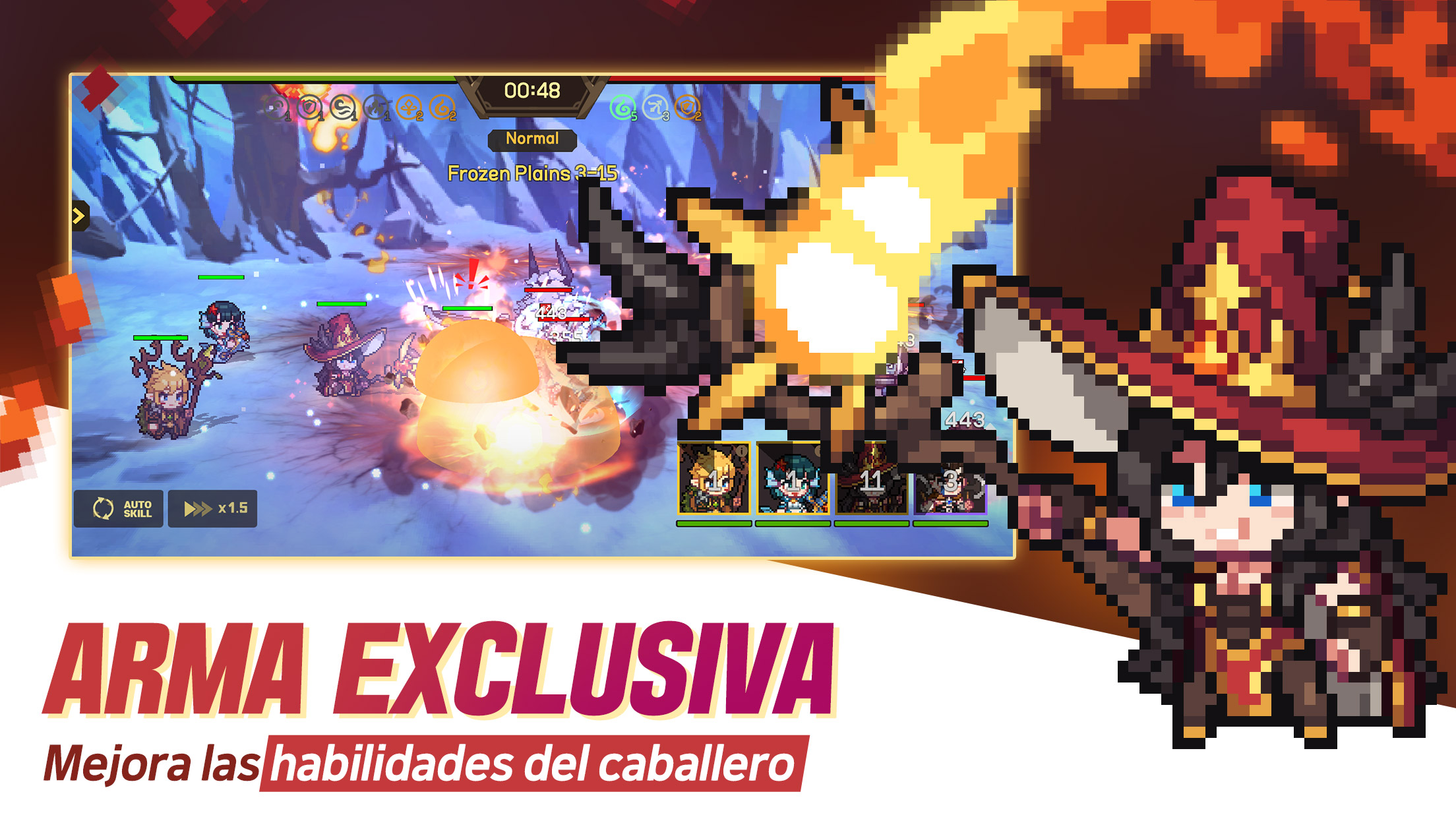 Unknown Knights: RPG pixeleado