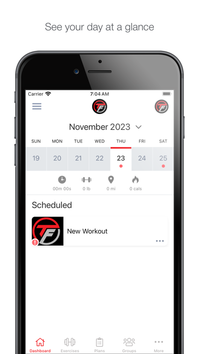 Thompson Fitness Screenshot