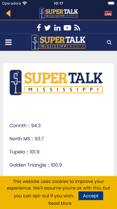 SuperTalk Mississippi LIVE Screenshot