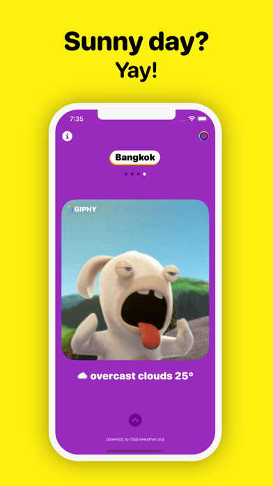 Screenshot #2 pour Weatherly - Fun Weather