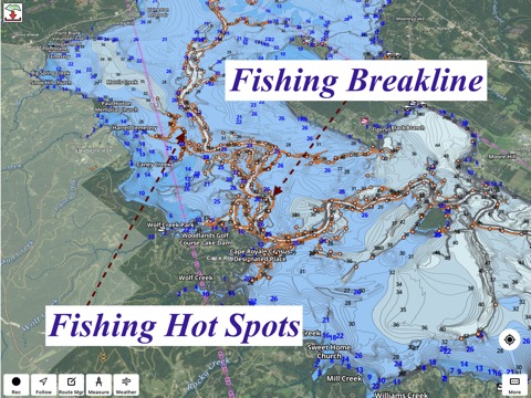 Fishing Points - Lake Mapsのおすすめ画像2