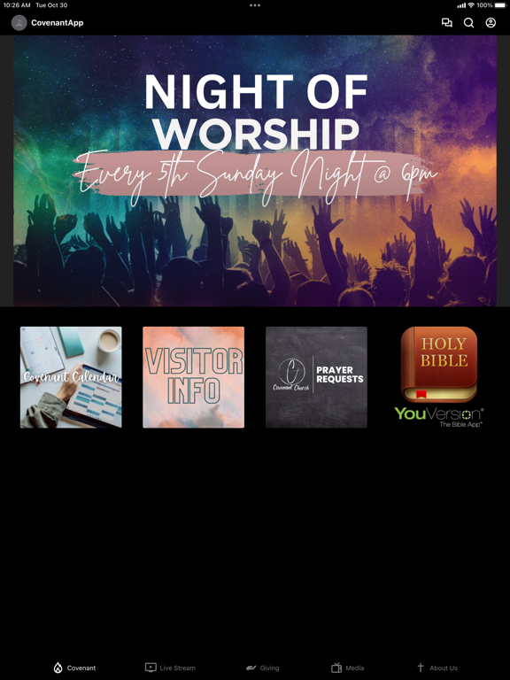 Covenant Church.Wayne iPad screenshot 1 - Education app