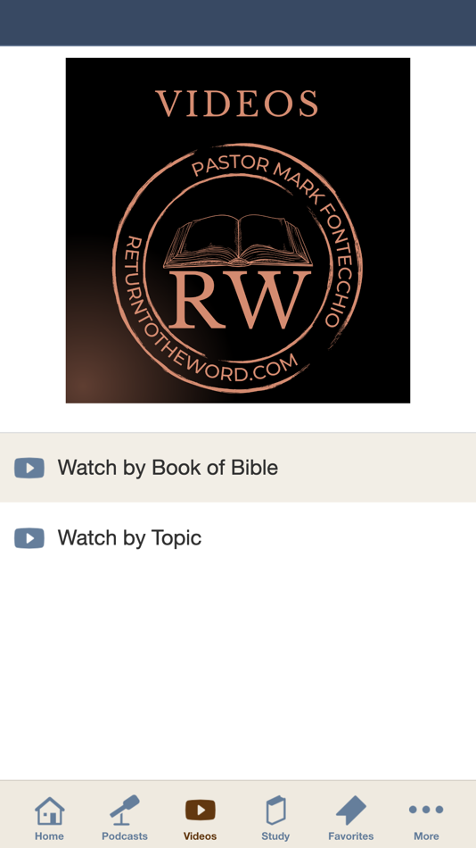#3. Return to the Word (iOS) 由: Mark Fontecchio