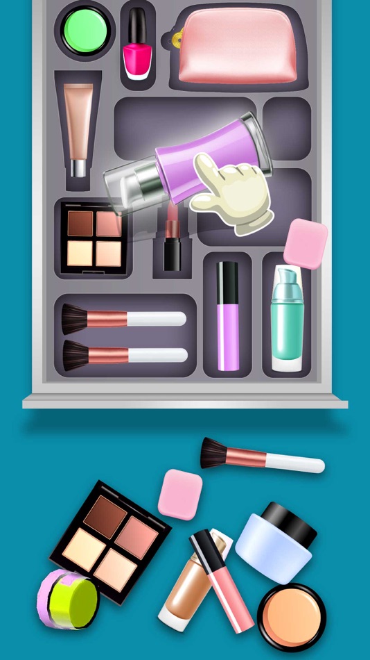 Fill the Makeup Organizer Game - 1.0 - (iOS)