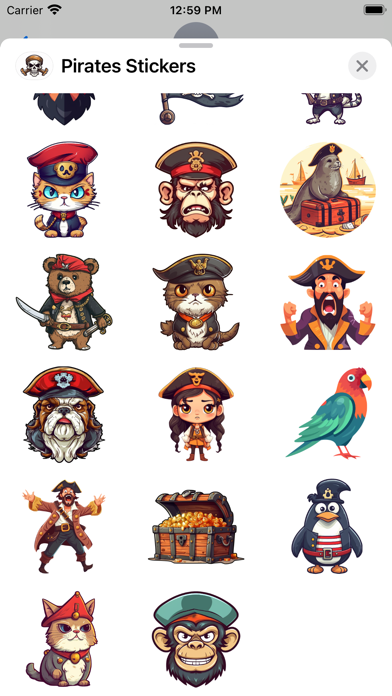 Screenshot #3 pour Pirates Sticker Pack
