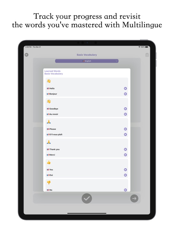 Multilingue - Learn Languages iPad screenshot 4 - Education app