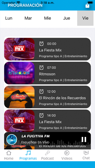 La Fugitiva FM Screenshot