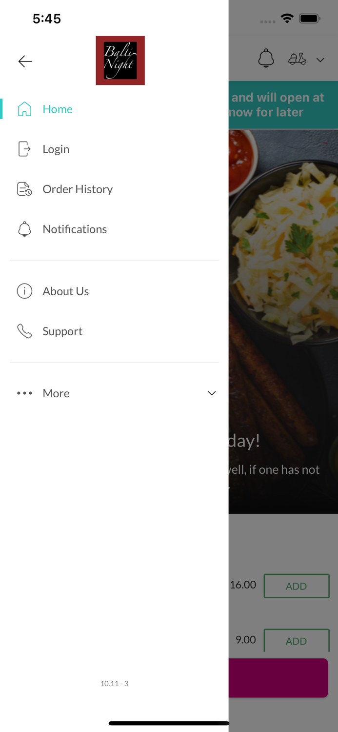 Balti Night Middlesbrough