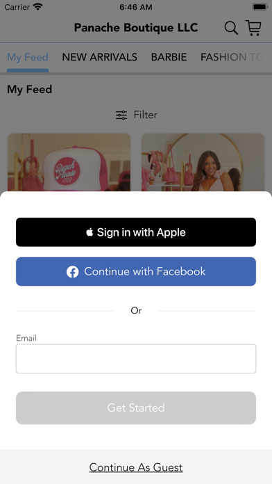 Panache Boutique LLC Screenshot