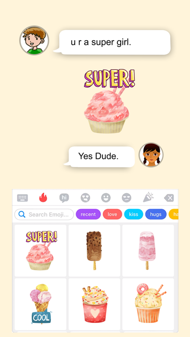 Watercolor Yummy Ice Cream Screenshot