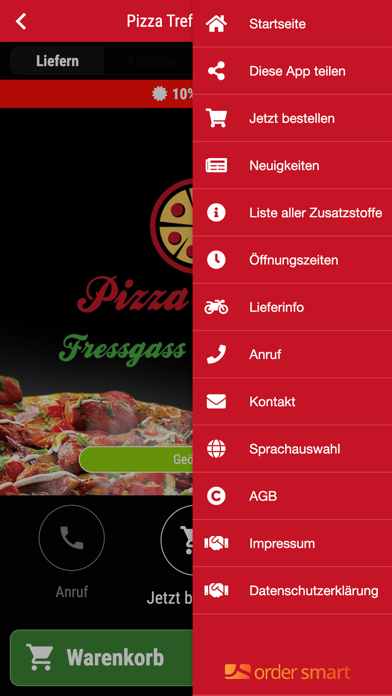 Pizza Treff Friedberg Screenshot