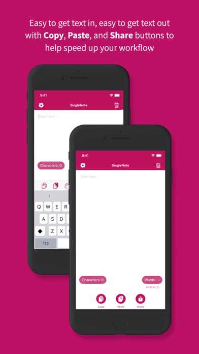 SingleNote Screenshot