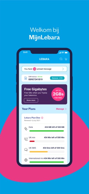 MyLebara Prepaid & Sim Only in de App Store